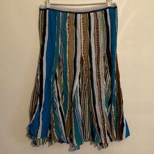 Peter Nygard Cottom Boho Style Skirt
